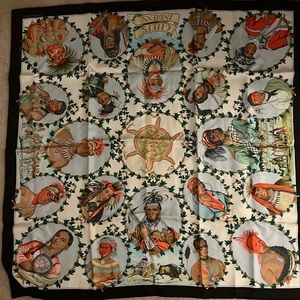 Hermes 90cm scarf  100% silk